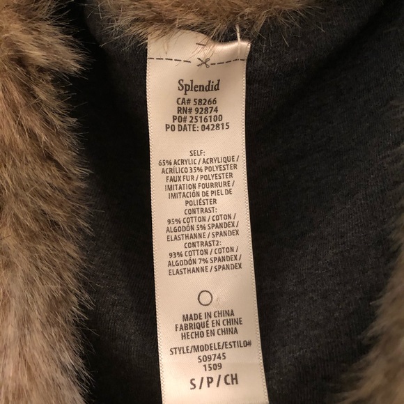 🔥 HOST PICK 🔥Splendid brand reversible faux fur vest - Picture 9 of 9